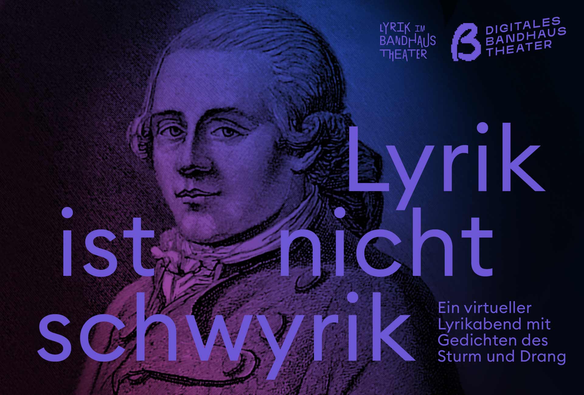 „Lyrik ist nicht schwierig“: Sturm und Drang