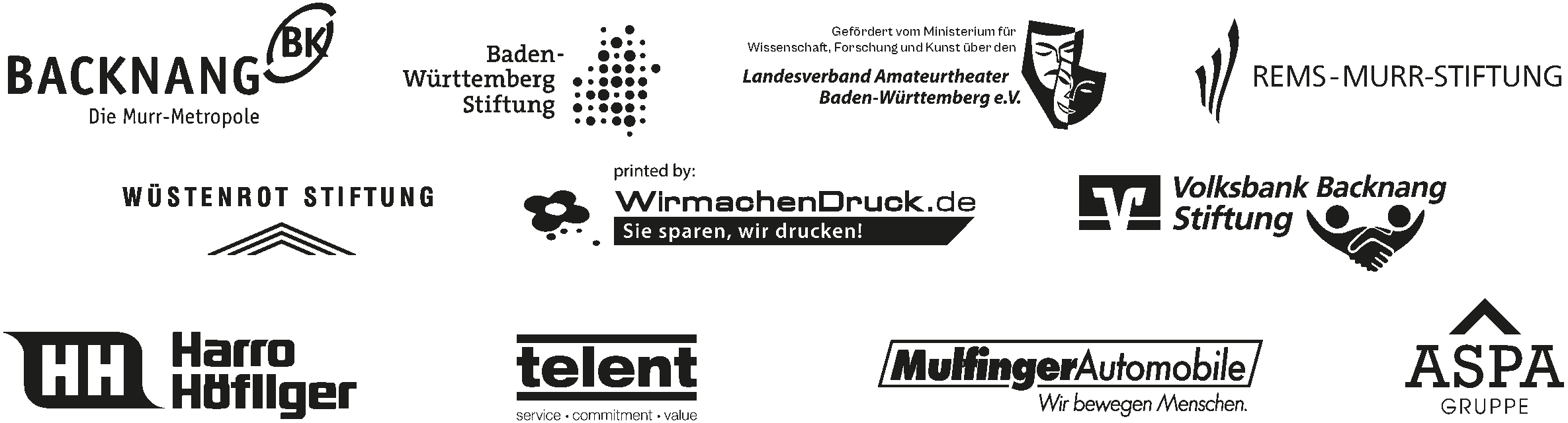 Sponsoren und Unterstützer