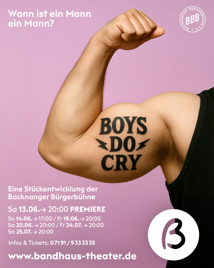 Boys do cry – Wann ist ein Mann ein Mann?