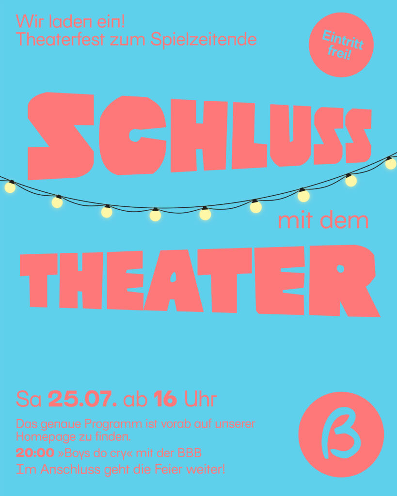 Schluss mit dem Theater!