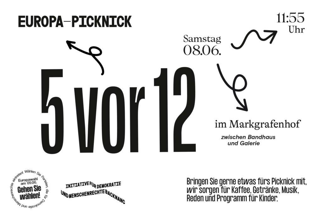 Europa-Picknick um 5 vor 12